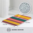thumbnail image 6 of Bathroom Rugs Non Slip Washable - Vertical Stripes Kitchen Mats for Floor, Area Rugs for Entryway Rugs Indoor, Laundry Bathroom Room Door Rug with Rubber Backing 20x31.5in, 6 of 8