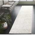 thumbnail image 2 of SAFAVIEH Maya Vaughn Geometric Runner Rug, Ivory/Grey, 2' x 8', 2 of 10