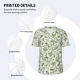 thumbnail image 5 of Rocae Green Rabbit for Breathable Men's Baseball T-Shirt Fashionable Casual Baseball Jersey, Moisture-wicking Sportswear Small, 5 of 9