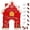 Red, variant on Christmas Party Game Gingerbread House Mini Golf Game Set with Candy Cane Sticks & Soft Balls Holiday Indoor Activity for Family Gathering