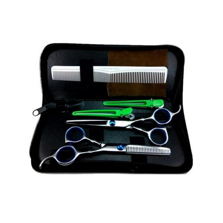 Professional Series Scissors - VICOODA Professional Barber Salon Hair Cutting Thinning Scissors Barber Shears Accessories Set