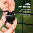 thumbnail image 2 of Metal Dog Playpen, 8-Panel 24" Pet Playpen, Indoor/Outdoor Dog Fence, Foldable, Black, 2 of 9