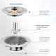 thumbnail image 2 of Cateissary Escurridor de acero inoxidable para fregadero que despide para desodorizar rápidamente las fugas de agua Juegos de accesorios de baño filtro ABS, 2 of 6