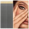 thumbnail image 2 of Hair Brush Organizer 50pcs Disposable Eyeliner Brush Fine Fiber Lip Liner Eyeliner Brush Beauty Tool Makeup Eyeliner Tool Stick Applicator Mens Brush, 2 of 2