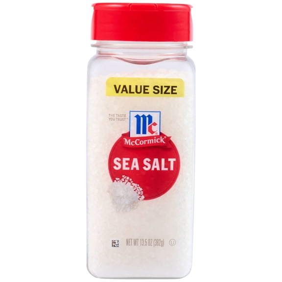 McCormick Sea Salt, 13.5 oz Bottle