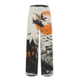 thumbnail image 5 of Satingcolo Mens Pajama Pants Halloween Soft Pj Pants Lounge Pajama Bottoms with Pockets Drawstring, 5 of 6