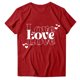 thumbnail image 2 of RKSTN Valentine's Day Gift Women's Cotton T Shirts Oversized Crewneck Valentine Printed Short Sleeve Shirt Pullover Top Womens Casual Graphic Print Round Neck Plus Size Loose Comfy Summer Tee Shirt, 2 of 8