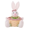 thumbnail image 3 of Cesta de conejo de Pascua, cesta de almacenamiento de de Pascua, cestas reutilizables para huevos de Pascua, cesta decorativa para mesa de comedor y sala de estar Femenino, 3 of 8