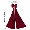 thumbnail image 2 of 70" Velvet Bow Red Big Bow Decor Ornament Craft Christmas Christmas Decorations for Indoor Outdoor Holiday Home Porch, 2 of 5