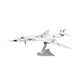 thumbnail image 4 of Modelo de avión a escala 1/144 Modelo de fundición a presión Decoración de escritorio Colección de aviones Estilo C, 4 of 9