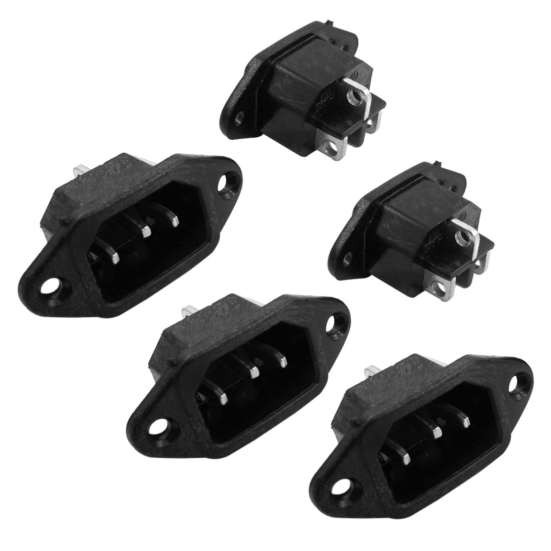 Electrical Cooker Replacement C14 Power Plug 250V 10A 5 Pcs