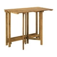 thumbnail image 5 of Safavieh PAT6754B Collection Wilton Balcony Corner Lounge Outdoor Set, Teak Brown/Beige, 5 of 5