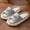Gray, variant on ATENAR Slippers for Women Fleece Wide Womens Shoes Fuzzy House Slipper Gray 40