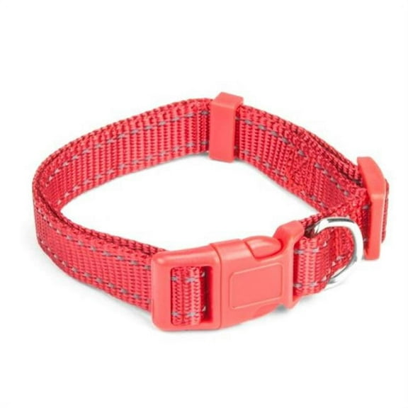 BrybellyHoldings ACLR-001 Small Red Adjustable Reflective Dog Collar
