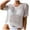 White, variant on Vetement Femme ete 2025 Womens Summer V Neck Short Sleeve Button Down Sweater Casual Crochet Hollow Out Knit Tops Beach Coverup Apparel T Shirt Womens Turtleneck Long Sleeve Tops Turtleneck S