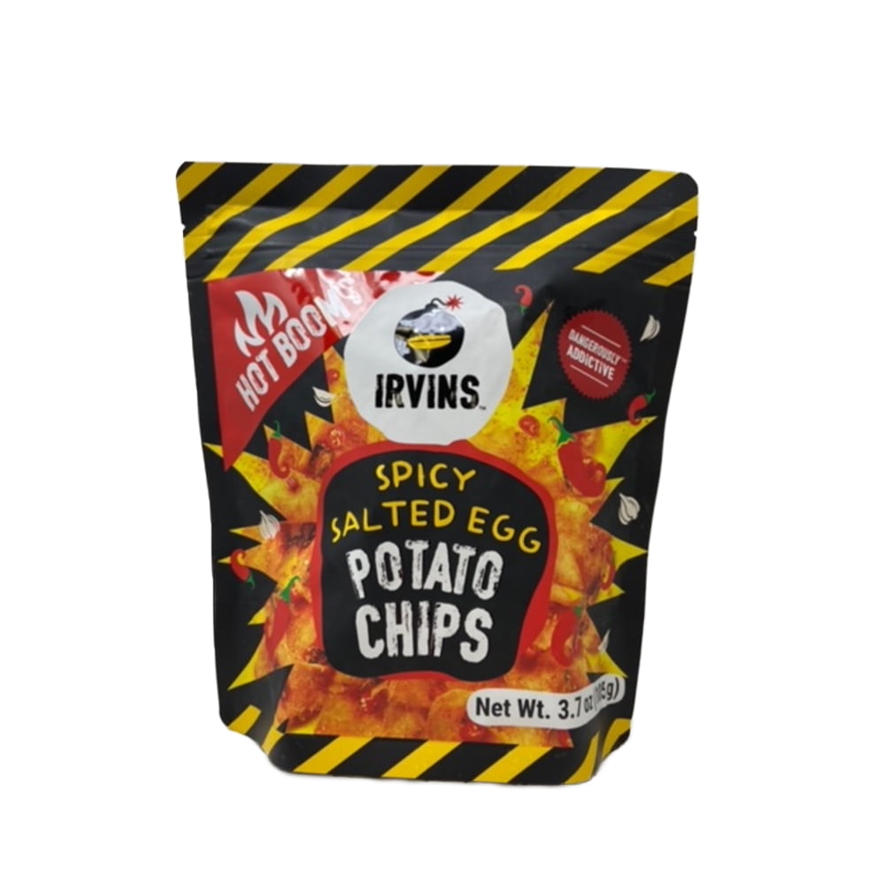 Irvins Spicy Salted Egg Potato Chips 105 g
