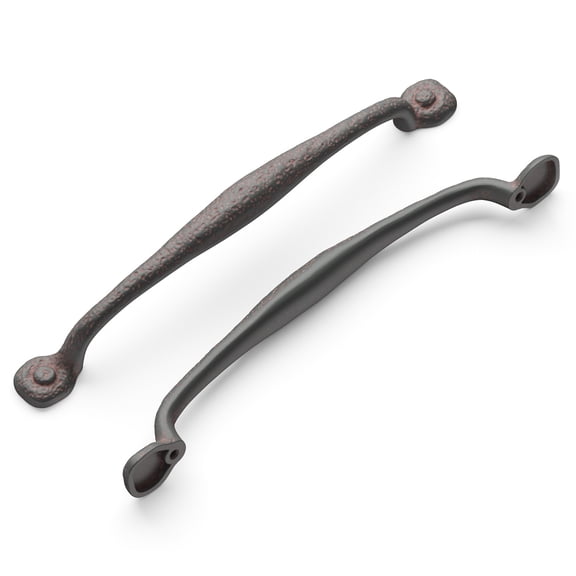 12" CTC Refined Rustic Appliance Pull - Rustic Iron