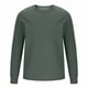 thumbnail image 3 of pstuiky hombres de manga larga, Suéter sin capucha de manga larga con cuello redondo y color liso para hombre camisetas de hombre xl, 3 of 5