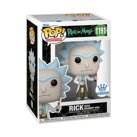 Funko POP Animation Rick and Morty Rick with Memory Vial 1191 Vinyl Figure