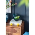 thumbnail image 6 of A&B Home Blue Bubble Glass Table Vase 11.4" x 7.7" x 7.1", 6 of 7