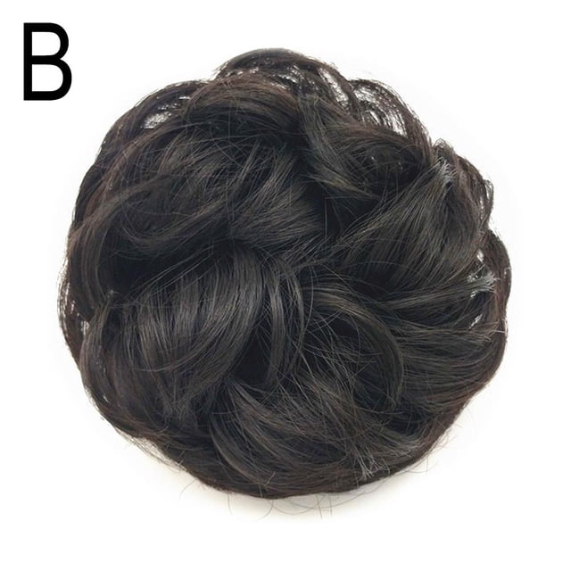 Chignon Désordonné Pièce Chouchou Faux Cheveux Naturels T1S9