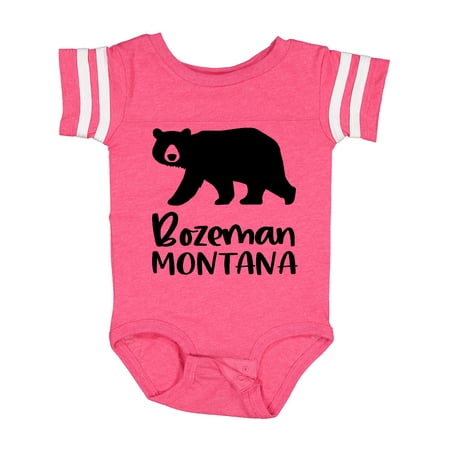 

Inktastic Bozeman Montana Black Bear Silhouette Boys or Girls Baby Bodysuit