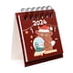 thumbnail image 3 of Bonito calendario de escritorio plegable de pie para la planificación y organización del hogar. Rojo, 3 of 9