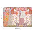thumbnail image 5 of Pioneer Flower Floral Print Flannel Non Slip Door Rugs,Washable Door Mats Indoor,Decorative Door Mats,Dirt-Resistant and Absorbent Doormat for Entrance,Bedroom,Kitchen,Bathroom,23.5"x16", 5 of 5