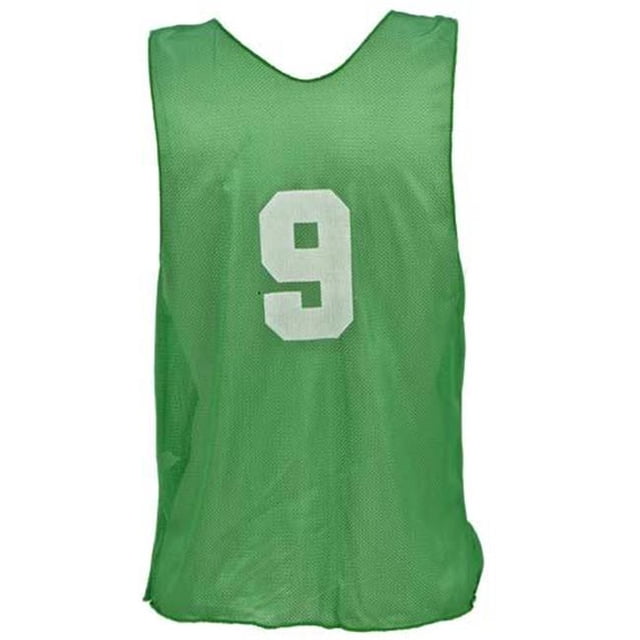 Olympia Sports PC099P Numbered Micro Mesh Vests (Youth) - Green