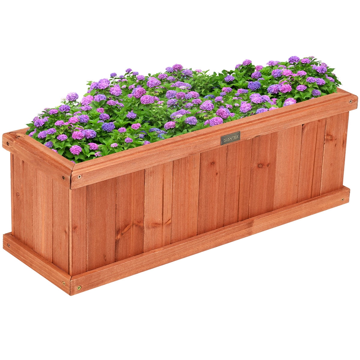 Giantex 28/36/40 Inch Wooden Flower Planter Box Garden 