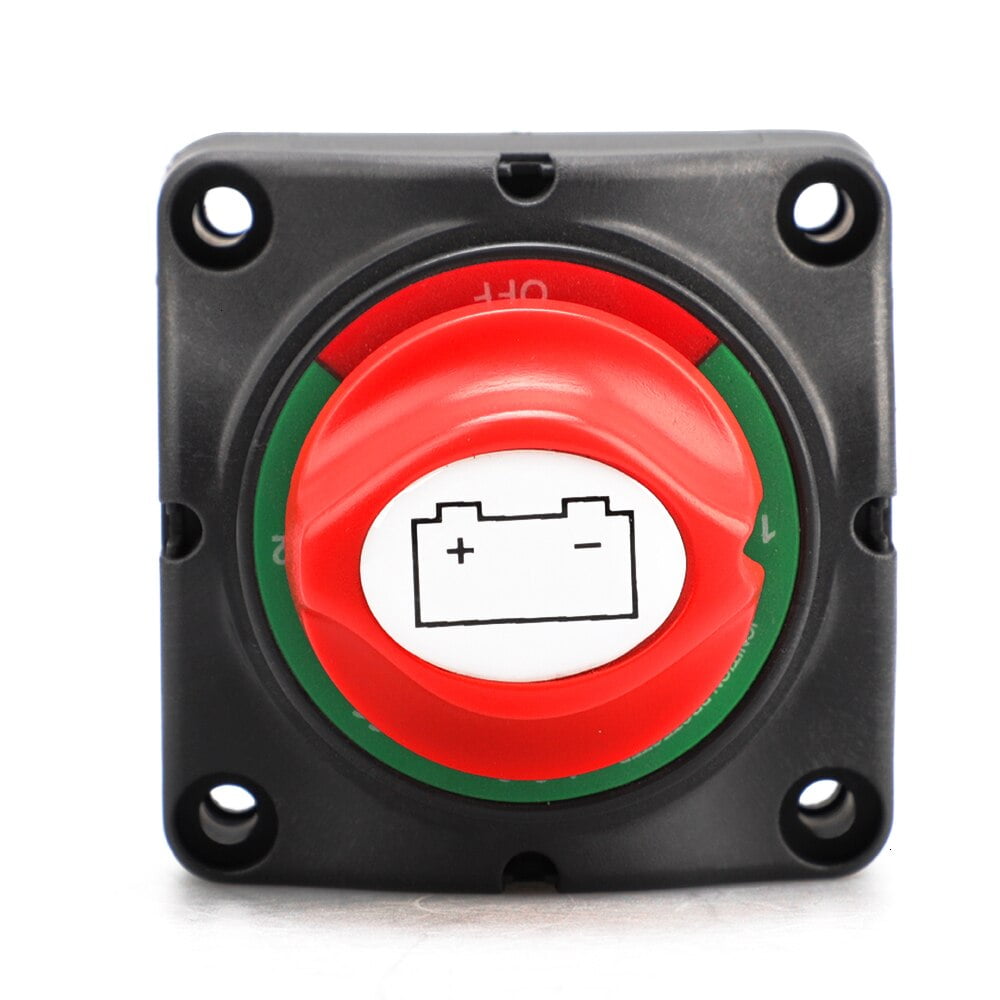 3 Position Disconnect Isolator Master Switch Battery Power Cut Off Kill Switch Fit 200A for Car/Vehicle/RV/Boat/Marine YC101588
