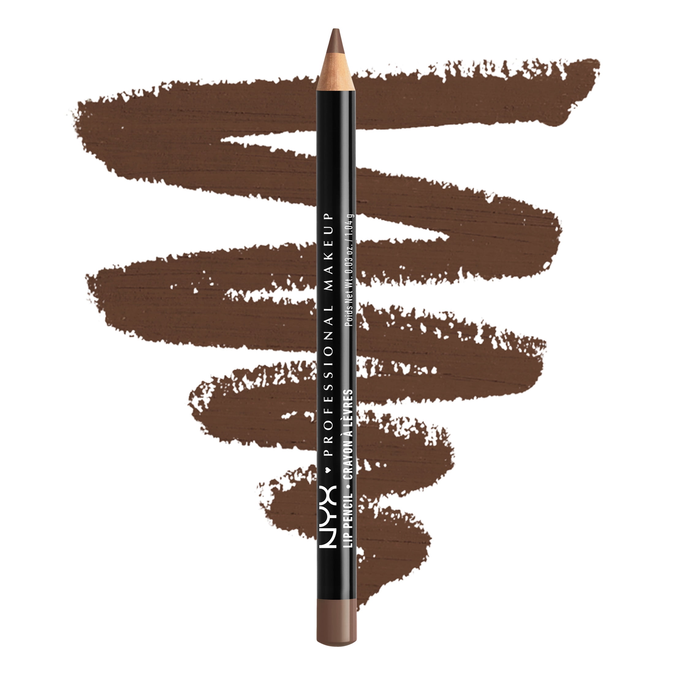 NYX Professional Makeup Slim Lip Pencil, Long-Lasting Creamy Lip Liner, 820 Espresso, 0.035 fl oz