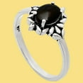 thumbnail image 5 of Black Onyx 925 Sterling Silver Ring s.6 Jewelry R-1721 AGR1013_E_6, 5 of 6