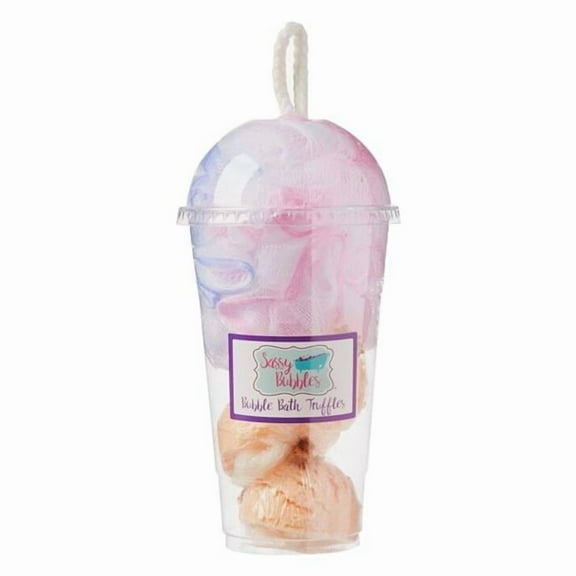 Sassy Bubbles MangoShake Mango Mandarin Bubble Bath Truffle Shake, Set of 3