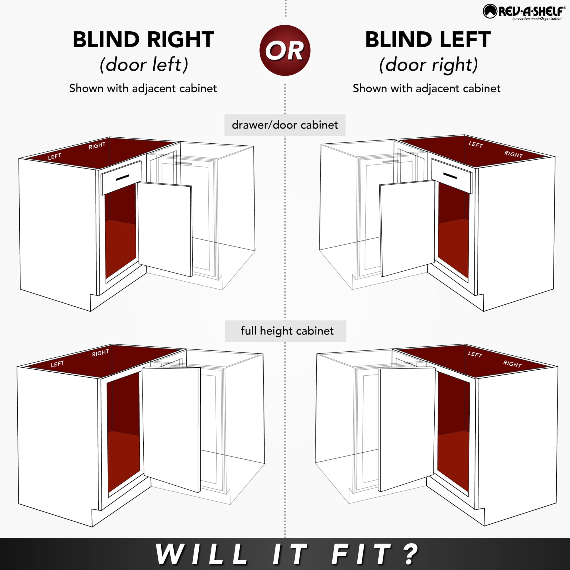 Rev-A-Shelf Chrome 2-Tier Wire Optimizer for 15" Blind Corner Cabinet Openings, 5PSP-15-CR