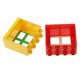 thumbnail image 5 of Los bloques de creación de ladrillos que se enclavijan fijaron la ventana roja / amarilla de los accesorios del juguete SM SunniMix Conjunto de los bloques huecos de ventana, 5 of 8