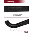 thumbnail image 4 of TAC Side Steps Fit 1988-1998 Chevy/GMC C/K 2 Door Extended CAB (Incl. Z71) Pickup Truck 3" Black Nerf Bars Step Rails Running Boards Off Road Exterior Accessories (2 Pieces Running Boards), 4 of 6