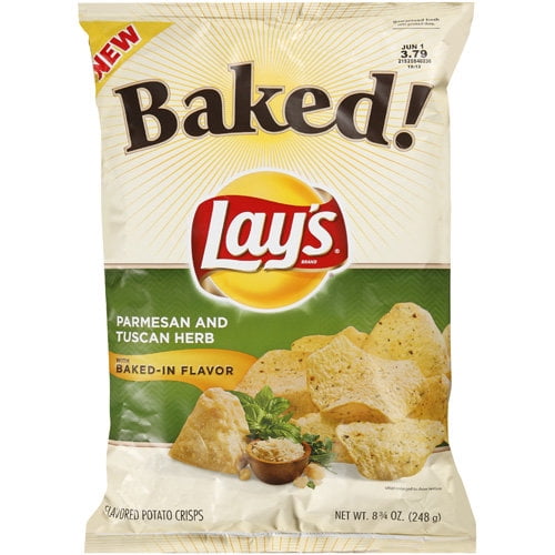 Lay's Baked! Parmesan and Tuscan Herb Flavored Potato Crisps, 8.75 Oz