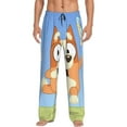 thumbnail image 2 of Lsque Bluey Print Men's Pajama Pants, Lounge Pant - Comfortable Home Wear,Elastic Waistband, Stylish Design-Large, 2 of 9