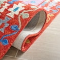 thumbnail image 4 of SAFAVIEH Aspen Gloriana Tribal Area Rug, Red/Ivory, 7' x 7' Square, 4 of 4