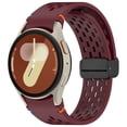 thumbnail image 2 of BotaniNest 22MM FE Silicone Sports Watch Band With Fold Over Clasp Breathable Hole Design, 2 of 5