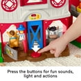thumbnail image 6 of Fisher-Price Little People Caring for Animals Farm Playset Electronic Toddler Learning Toy, 6 of 9
