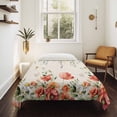 thumbnail image 4 of Red Poppy Tapestry for Bedroom Wall Hanging Tapestry, Farmhouse Country Vintage Flower Leaf Plant Ceiling Backdrop Tapestries Poster Blanket Wall Decor for Teens Room Living Room Dorm 39" x 59", 4 of 8