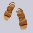 thumbnail image 4 of Bocca Women Arch Support Sandals Brown Summer Sandals 10M, 4 of 6