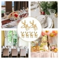 thumbnail image 2 of MasteelfCA 6Pcs Decorative Napkin Buckles Metal Napkin Rings Creative Dining Decors Practical Napkin Holders, 2 of 8