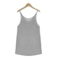thumbnail image 6 of Women's Summer Tank Tops Round Neck Solid Color Sleeveless Basic Blouses Vest Casual Loose Fit Going out Tee Shirts Ladies Clothes, 6 of 6