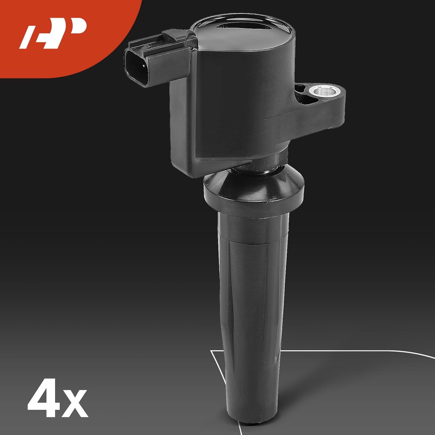 A-Premium Set of 4 Ignition Coil Pack and Iridium Spark Plugs Compatible with Ford Escape 2005-2008 2.3L, Focus 2011 2.0L, Transit Connect 2010-2013 2.0L & Mercury Mariner 2005-2008 2.3L