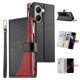 thumbnail image 1 of Funda cartera GANGXUN para Xiaomi Poco X7 Pro , cuero PU con tarjetero, cremallera, correa de mano, soporte y protección 529°, 1 of 6