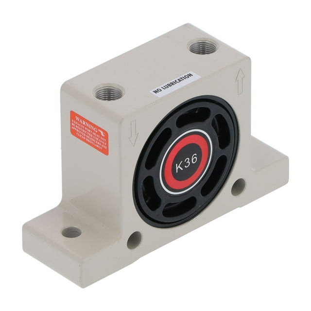 Mesa vibratoria industrial de aleación de aluminio con bola vibradora neumática, suministros de rosca de 3/8 pulg. K36