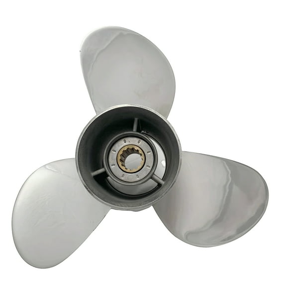Propeller 12x14 for SUZUKI Outboard 3 Blades Stainless Steel Prop 13 Tooth RH OEM NO:990C0-00501-15P